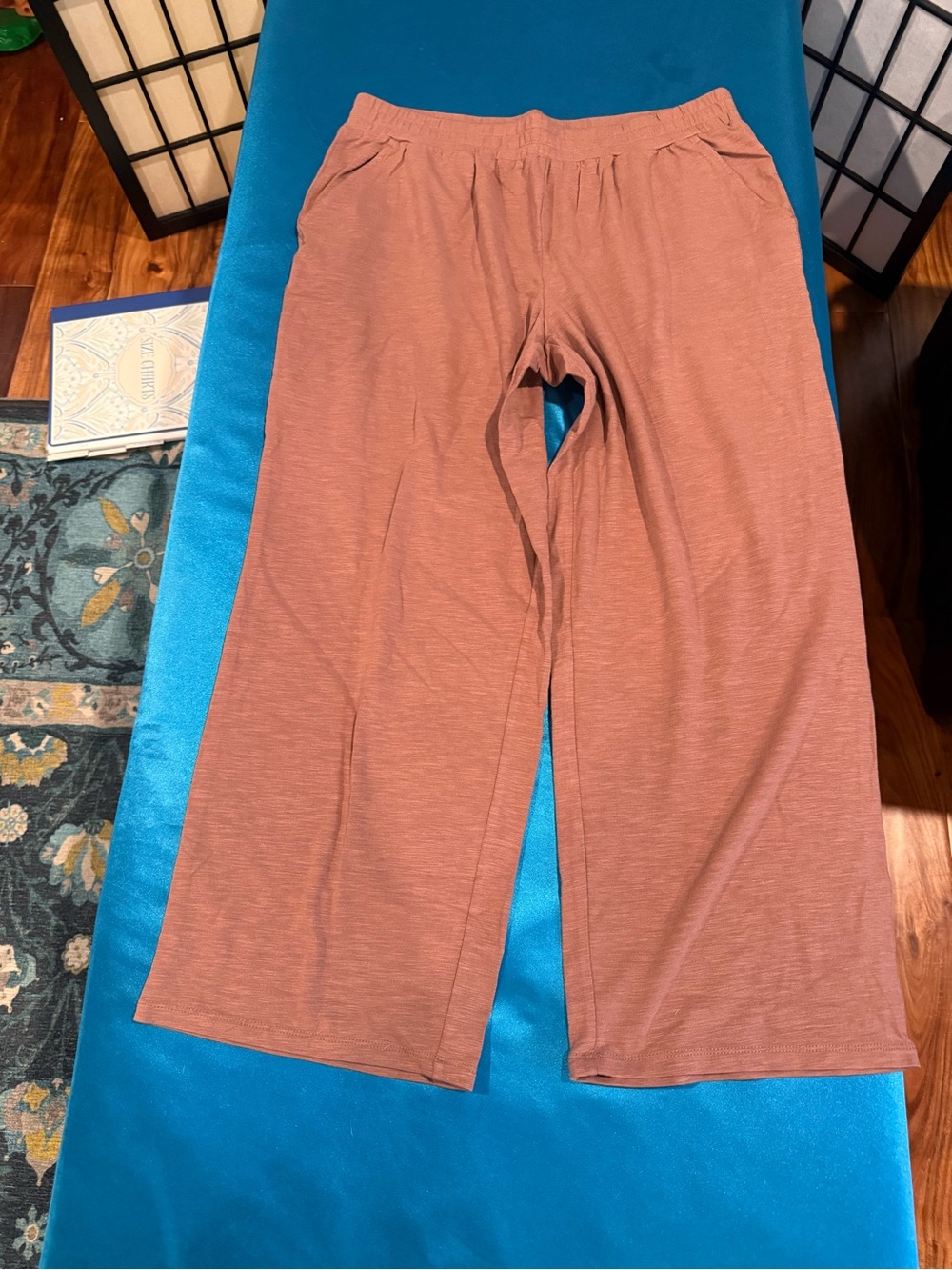 Kids Wide-Leg Joggers in Dusty Rose — Soft Everyday Sweatpants (G3)